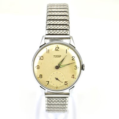 Lot 1212 - TISSOT; a gentlemen's stainless steel...