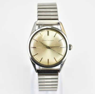 Lot 1194 - GIRARD-PERREGAUX; a gentlemen's stainless...