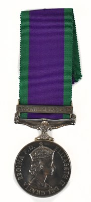 Lot 390 - A Campaign Service Medal awarded to 24322758...