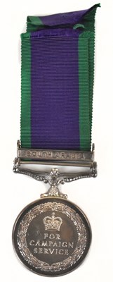 Lot 393 - A General Service Medal awarded T4032456 Cpl A....