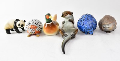 Lot 269 - HEREND; a 20th century porcelain model of a...