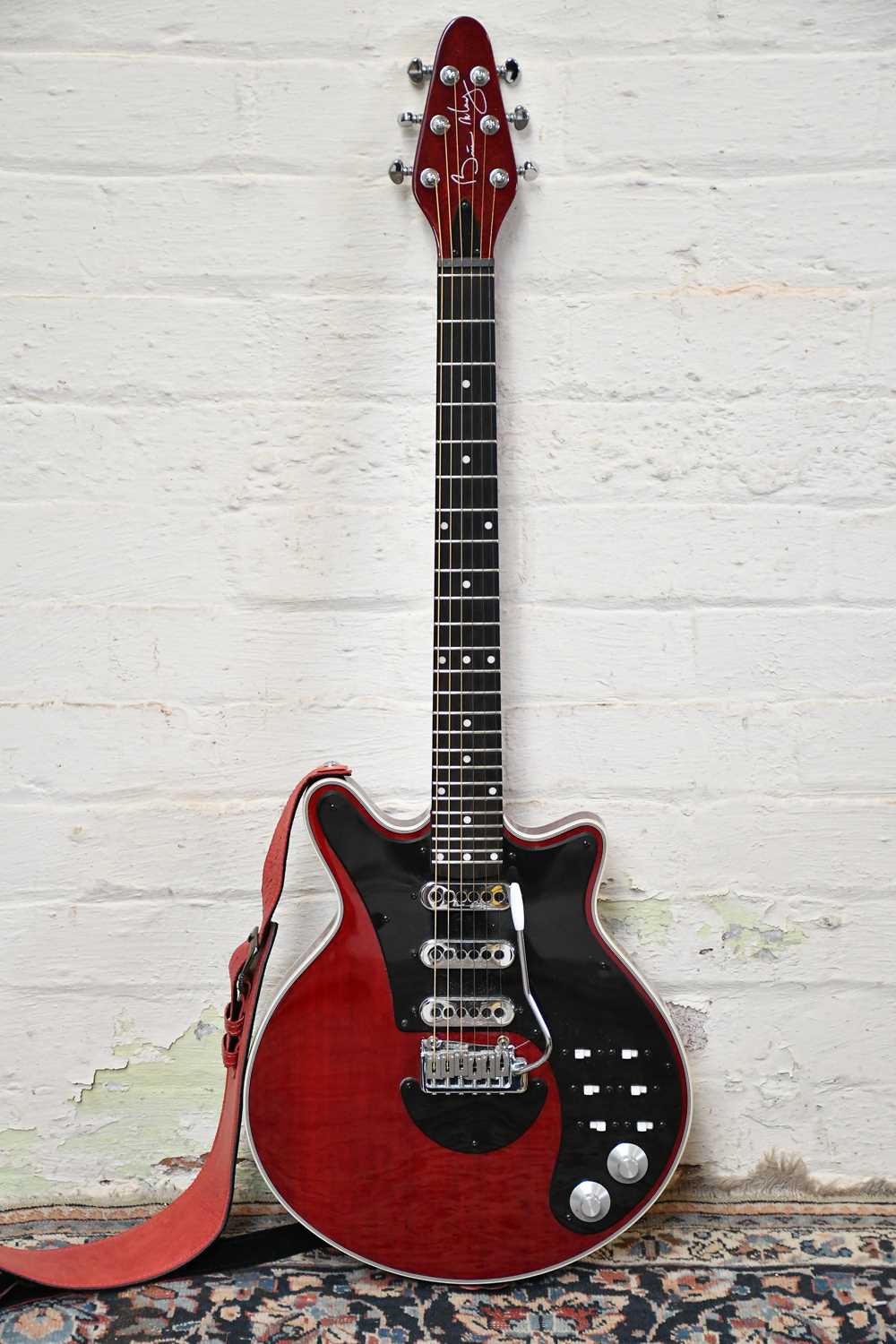 Lot 1524 - BRIAN MAY; a Red Special six string electric...