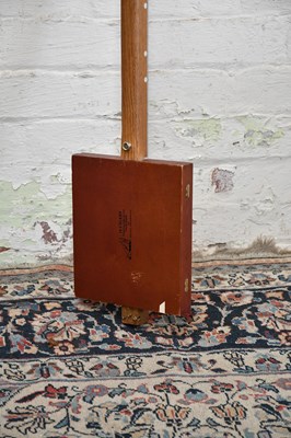 Lot 1584 - A scratch built three string cigar box guitar.