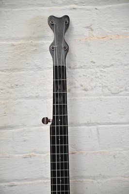Lot 1578 - An American five string banjo, paper label to...