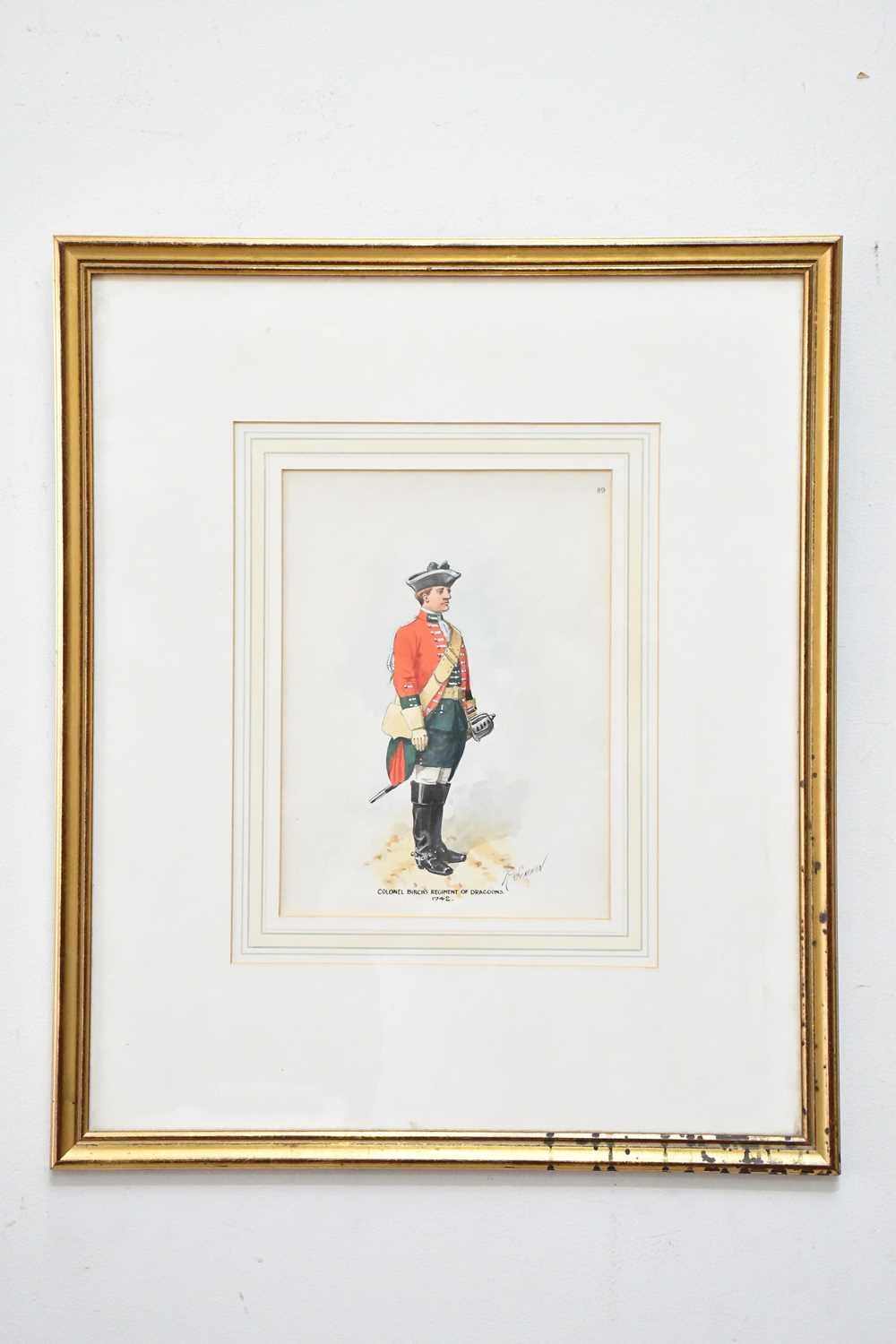 Lot 1691 - RICHARD SIMKIN (1850-1926), watercolour and...