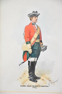 Lot 1691 - RICHARD SIMKIN (1850-1926), watercolour and...