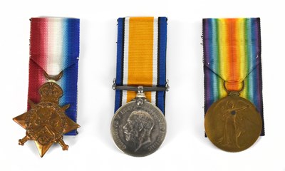 Lot 427 - A WWI trio awarded to 27847 DVR C.Garner R.A....