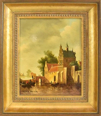 Lot 299 - HENDRIK VERDONCK; an early 20th century oil on...