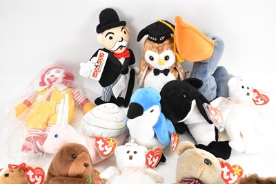 Lot 761 - TY INC; fifteen Beanie Babies, comprising...