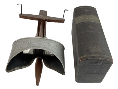 Lot 334 - An Underwood stereoscope and a quantity of...