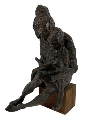 Lot 690 - GERDA RUBINSTEIN; a mid 20th century bronze...