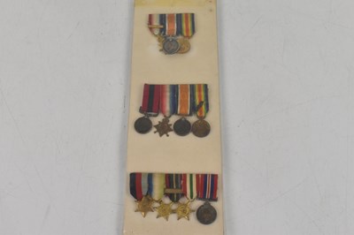 Lot 409 - A collection of forty-five miniature medals to...