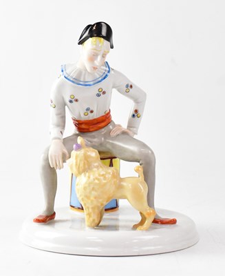 Lot 285 - VOLKSTEDT; a 20th century porcelain figure of...