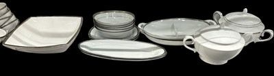 Lot 626 - CHARTER CLUB; a part dinner service decorated...