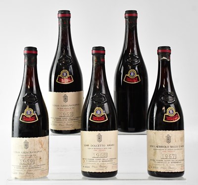 Lot 122 - Five bottles of Bersano Riserva Speciale...