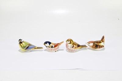 Lot 648 - ROYAL CROWN DERBY; four animal form...