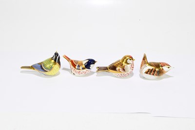 Lot 648 - ROYAL CROWN DERBY; four animal form...