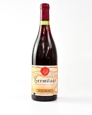 Lot 114 - A bottle of E. Guigal Hermitage wine, undated.