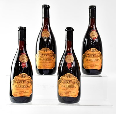 Lot 110 - Four bottles of Giovani Scanavino Barbera...