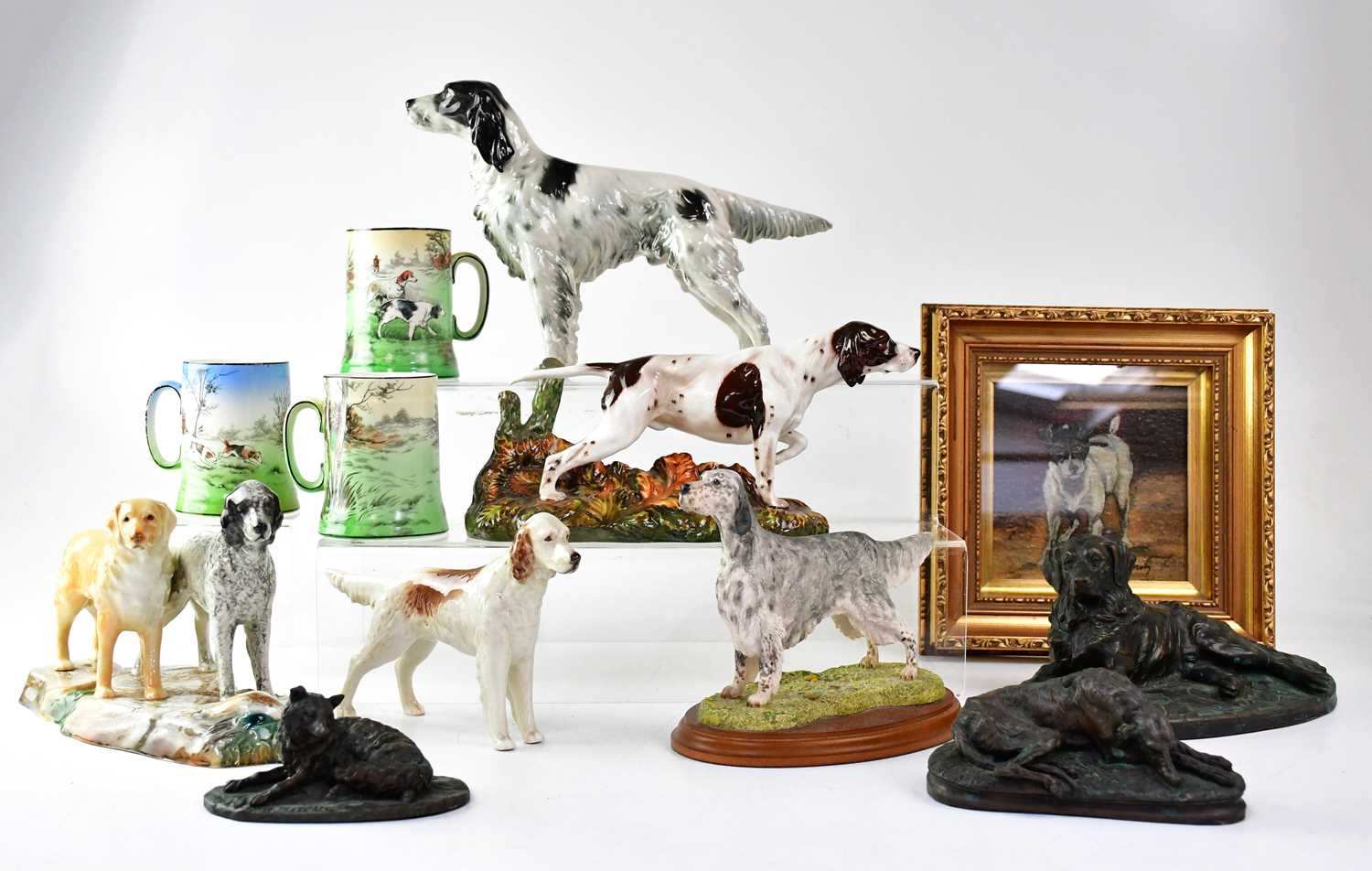 Pointer Figure Lot 297 - A Royal Doulton figure of a pointer dog,