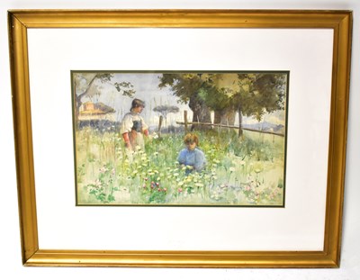 Lot 603 - ALICE WELD; watercolour, 'Borghese Gardens,...