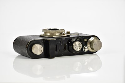 Lot 378 - LEICA; a Leica I 35mm film camera, serial No...