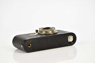 Lot 378 - LEICA; a Leica I 35mm film camera, serial No...