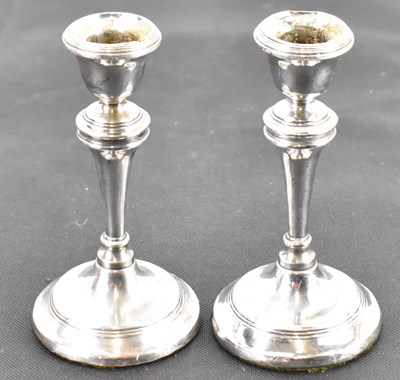 Lot 966 - WILLIAM AITKIN; a pair of George V hallmarked...