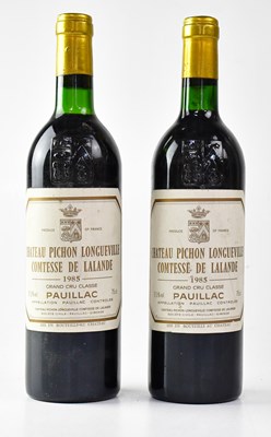 Lot 109 - CHÂTEAU PICHON LONGUEVILLE; two bottles of...