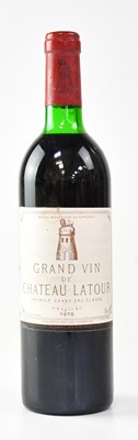 Lot 125 - GRAND VIN DE CHÂTEAU LATOUR; a single bottle...