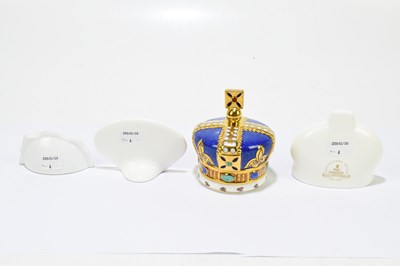 Lot 640 - ROYAL CROWN DERBY; a paperweight ‘100 Royal...