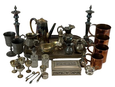 Lot 1093 - A large quantity of silver plated items...