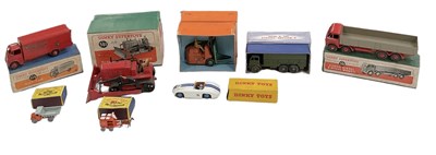 Lot 568 - DINKY; a group of boxed model diecast vehicles...