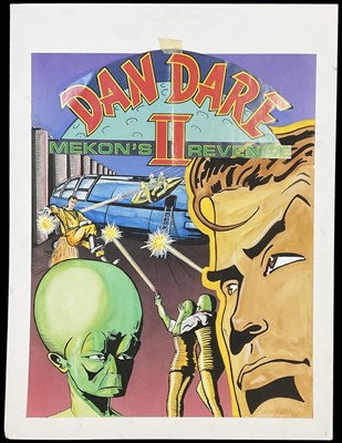 Lot 157 - DAN DARE II; an original watercolour and...