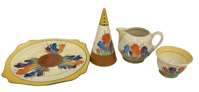 Lot 432 - CLARICE CLIFF; a Bizarre hand painted 'Crocus'...