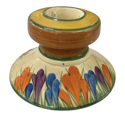 Lot 631 - CLARICE CLIFF; a Bizarre hand painted 'Crocus'...