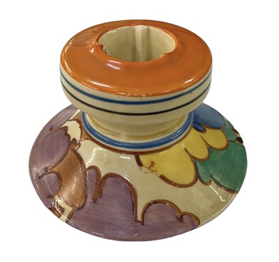 Lot 592 - CLARICE CLIFF; a Bizarre hand painted 'Autumn'...