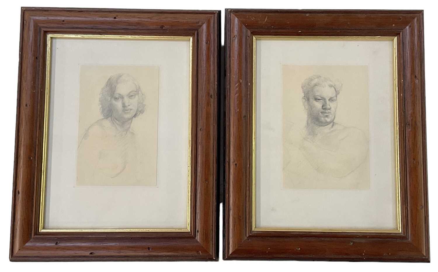 Lot 223 - JOHN FRYE BOURNE (1912-1991); pencil drawing,...