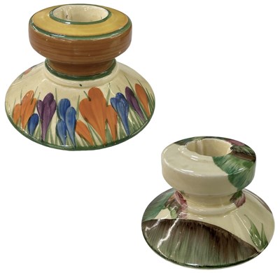 Lot 441 - CLARICE CLIFF; a Bizarre hand painted 'Crocus'...