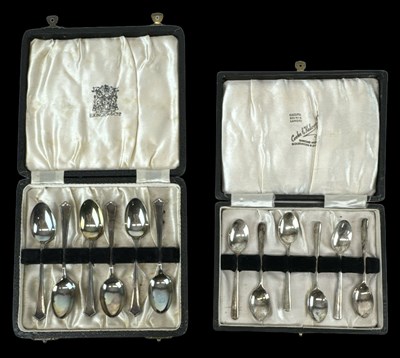 Lot 1158 - ELKINGTON & CO LTD; a cased set of six George...