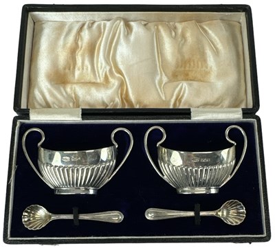 Lot 1160 - JAMES DIXON & SONS LTD; a cased pair of Edward...