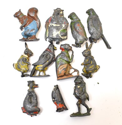 Lot 644 - CADBURYS COCOCUBS; eleven c.1930s painted lead...