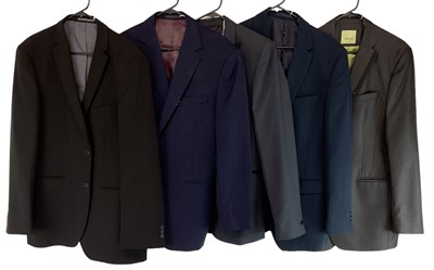 Lot 533 - A group of five gentleman's suit jackets...