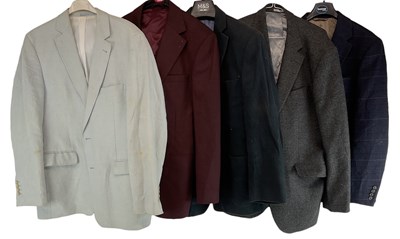 Lot 538 - A group of five gentleman's suit jackets...