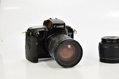 Lot 437 - CANON; a Canon EOS 5 35mm film camera, with...
