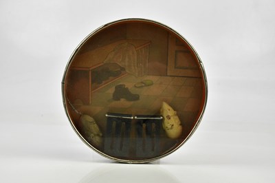 Lot 1636 - A late Victorian circular mouse game, diameter...