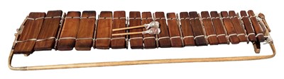 Lot 556 - An African marimba or balaphon, length approx...