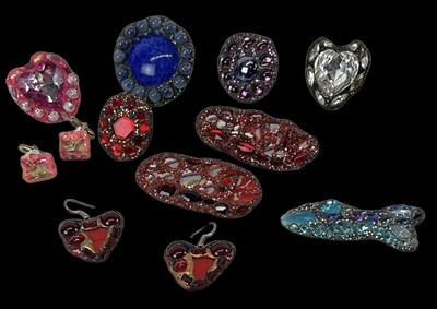 Lot 1318 - ANDREW LOGAN; a quantity of costume jewellery...