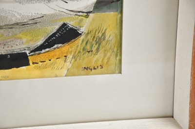 Lot 1721 - ALEXANDER INGLIS; mixed media, 'Judith's House'...
