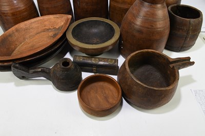 Lot 12 - A collection of 20th century Indian hardwood...
